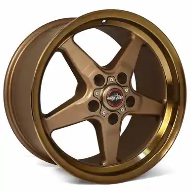 Must Have Race Star 92 Drag Star Bracket Racer 18x5 5x4.50bc 2.00bs Bronze Wheel - 92-850145BZ