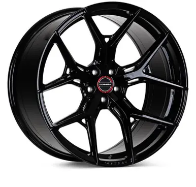 In Demand Vossen HF-5 22x9 / 5x120 / ET30 / Flat Face / 72.56 - Gloss Black - HF5-2B40