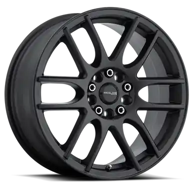 Best Choice Raceline 141B Mystique 18x7.5in / 5x112/5x120 BP / 42mm Offset / 74.1mm Bore - Satin Black Wheel - 141B-87591+42