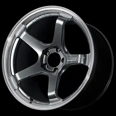 Advan GT Beyond 19X10.0 / +25 Offset / 5-114.3 BC / +25mm Bore / Machining & Hyper Platinum Black - YAQB9K25EMPB Free Delivery