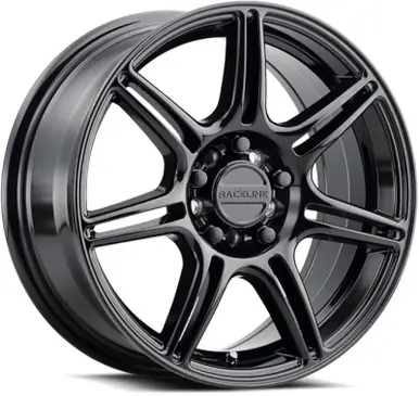 Affordable Raceline 148B Apex 17x7.5in / 5X112 / 5X120 BP / 40mm Offset / 74.1mm Bore - Gloss Black - 148B-77591+40