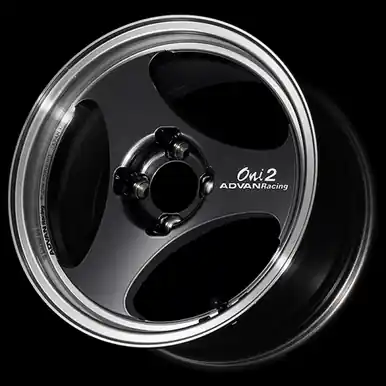 Advan ONI2 15x7.0 / +42 Offset / 4-100 / 63mm Bore / Machining & Black Gunmetallic - YAY5E42ABG Crafted