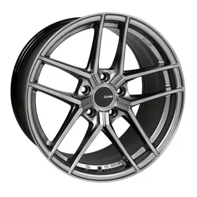 Free Delivery Enkei TY5 18x9.5 5x120 45mm Offset 72.6mm Bore Hyper Silver Wheel - 498-895-1245HS