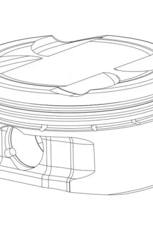No Minimum Order CP Piston & Ring Set for Honda B-Series - Bore (84.0mm) - Size (STD) - Compression Ratio (12.7)