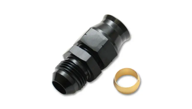 Special Offer Vibrant -6AN Male to 5/16in Tube Adapter Fittings with Brass Olive Insert