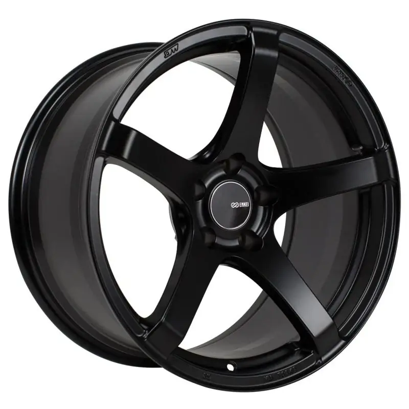 Enkei Kojin 18x8.5 25mm Offset 5x114.3 Bolt Pattern 72.6mm Bore Dia Matte Black Wheel Factory Price