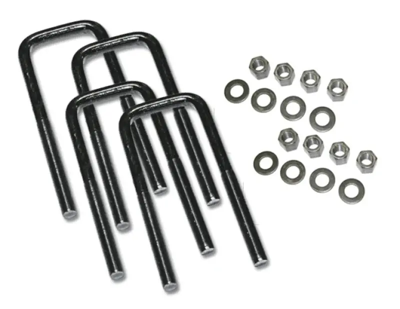 Superlift U-Bolt 4 Pack 9/16x2-1/2x7 Square w/ Hardware Next Day Delivery